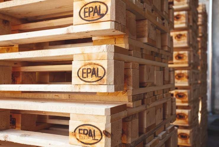 Pallet marchiati con sigla EPAL